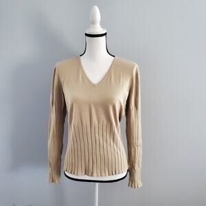 Kenar Woman's V-Neck Soft Sweater XL